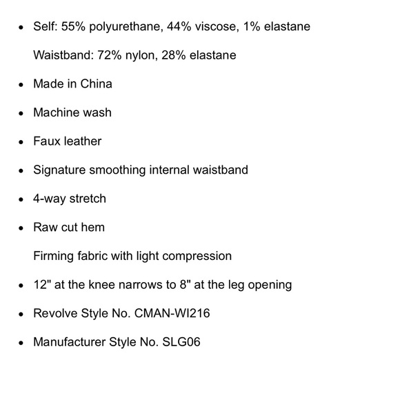 Commando Perfect Control Faux Leather Leggings - Picture 4 of 4